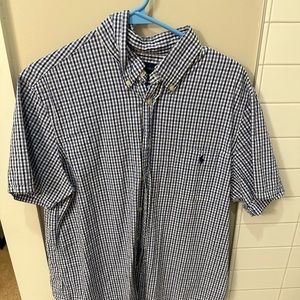 Men’s Seersucker Polo Ralph Lauren Shirt